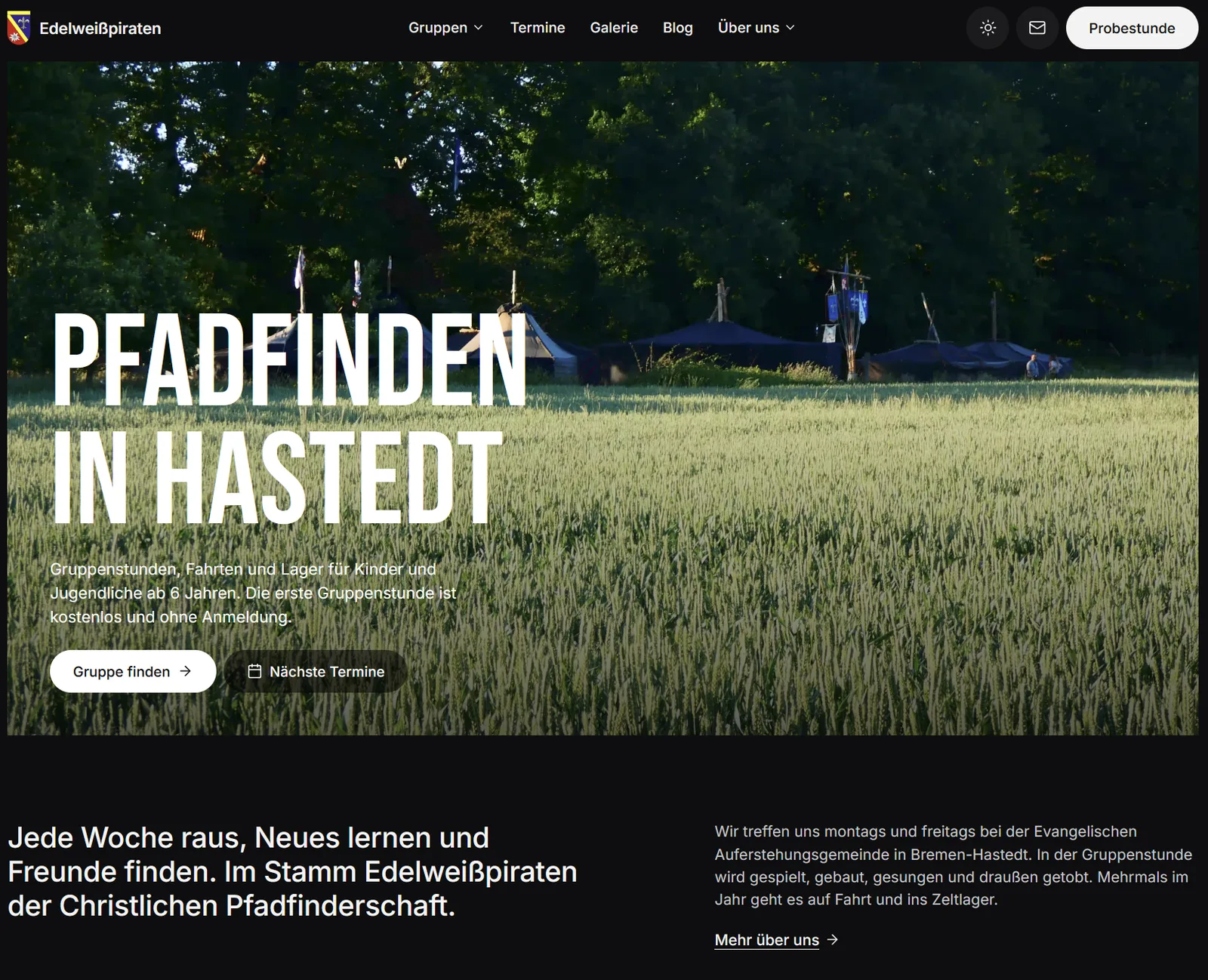 Unsere neue Website ...